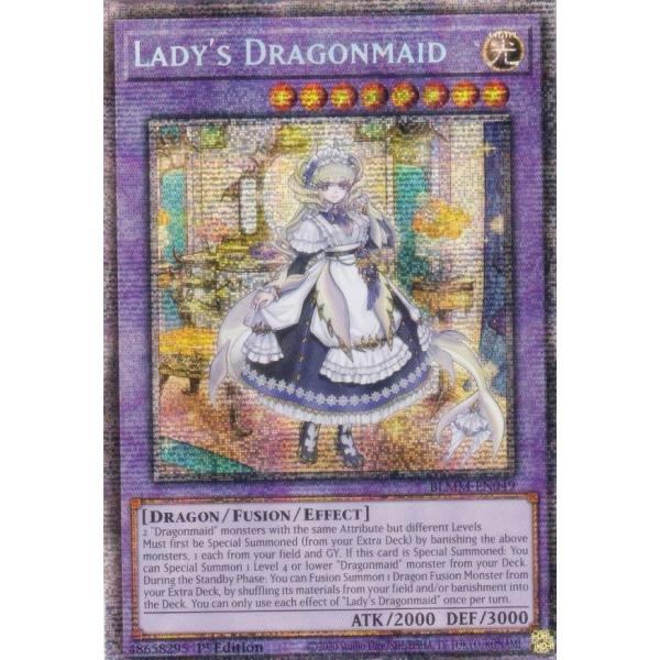 遊戯王 BLMM-EN049 ドラゴンメイド・ラティス (英語版 1st Edition