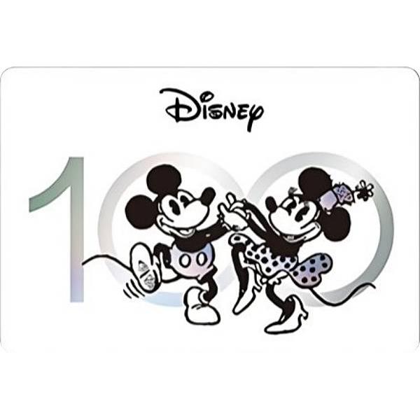 ミッキー＆ミニー(線画) (R レア)】 ディズニー100 ワンダーカード