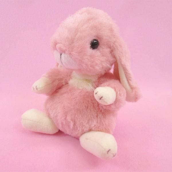 うさぎのぬいぐるみ ロップイヤーウサギ ピンク S 誕生日 プレゼント
