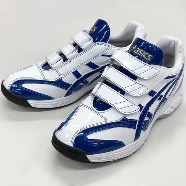 ASICS（アシックス） 【サイズ交換送料無料】ホワイト×ブルー 野球