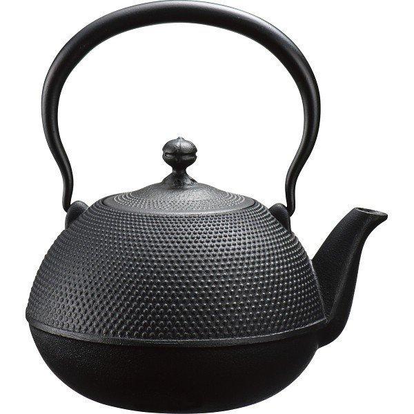 及源鋳造 OIGEN 南部鉄器 鉄瓶なつめアラレ 1.2L (実用900mL) H-143 及