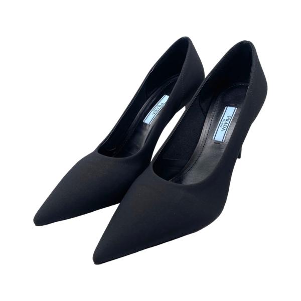 PRADA（プラダ） パンプス ハイヒール 1I228L 38サイズ ロゴ ブラック
