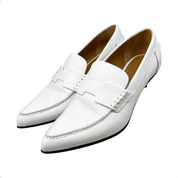 HERMES（エルメス） パンプス グロリアス Hロゴ 35サイズ レザー