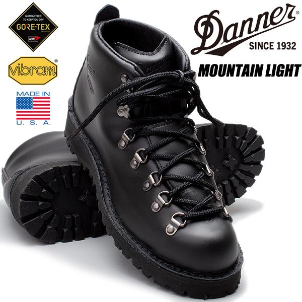 Danner（ダナー） DANNER MOUNTAIN LIGHT 31530 MADE IN U.S.A. BLACK