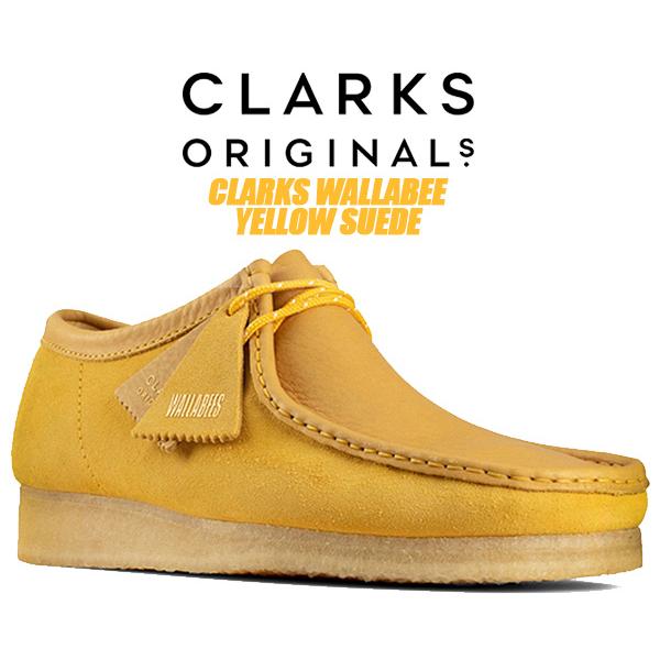 Clarks（クラークス） CLARKS WALLABEE YELLOW SUEDE 26154742