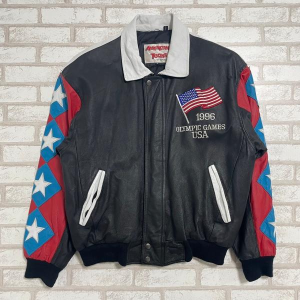 スタジャン レザージャケット メンズ レディース アメリカントゥーンズ