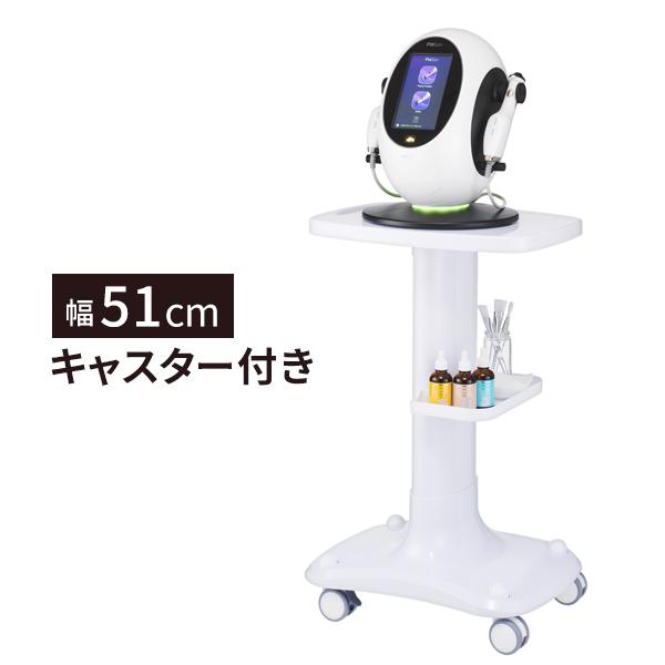 7BEAUTY（7ビューティー） エステ機器ワゴン ST-2 ホワイト キャスター