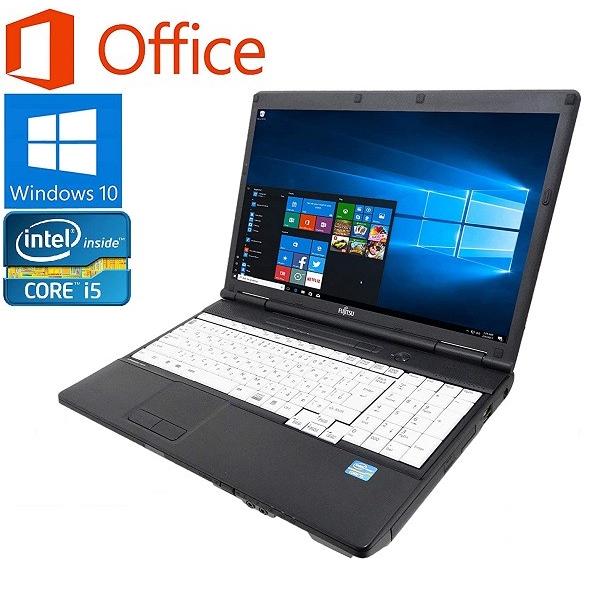 LIFEBOOK 中古パソコン 富士通 A561/D Office 2019 Win 10 Core i5 2.5