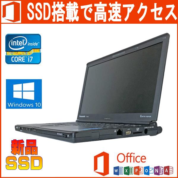 Let's note SX Panasonic CF-SX3VEYWR黒 Microsoft Office 2019 Win 10