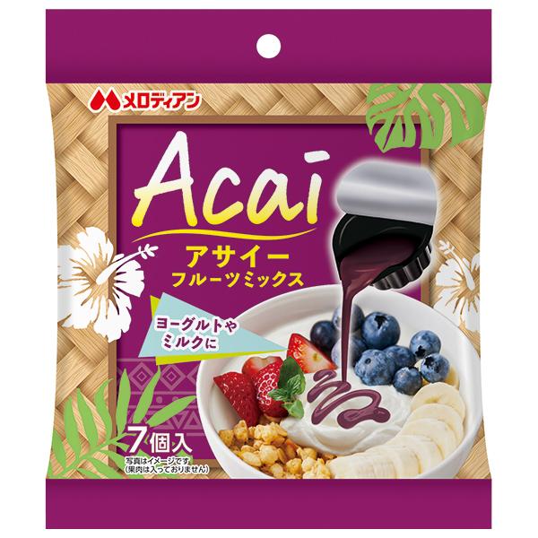 メロディアン アサイーフルーツミックス (14g×7個)×20袋入｜ 送料無料