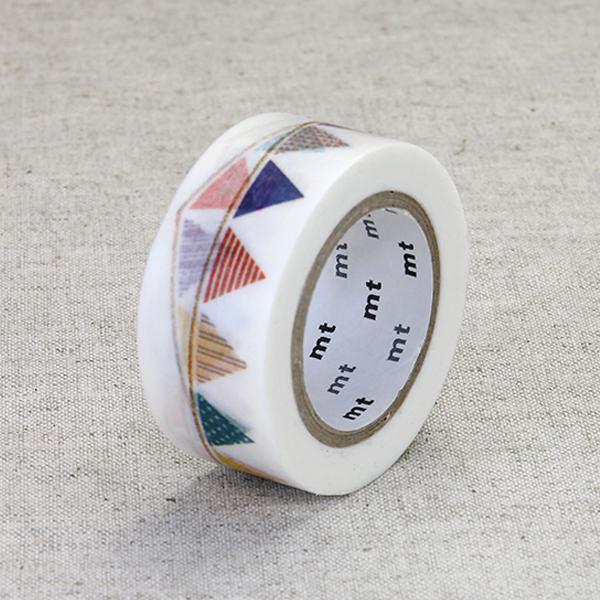mt（エムティー） mtマスキングテープ 幅20mm フラッグ カモ井加工紙