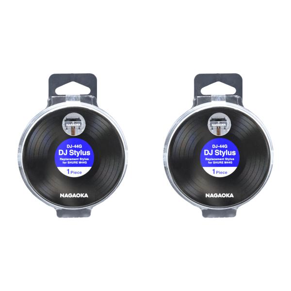 NAGAOKA レコードカートリッジ用交換針 SHURE M44G/M44-7対応 DJ-44G 2