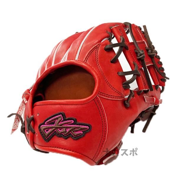 YellStory エールストーリー 硬式グローブ 内野手用 3B052 レッド