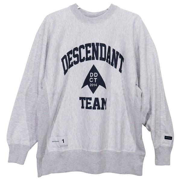 DESCENDANT ディセンダント 19AW TEAM CREW NECK SWEATSHIRT 192ATDS
