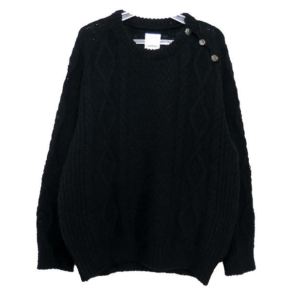 visvim（ヴィズヴィム） ビズビム ボラードクルーニット ブラック