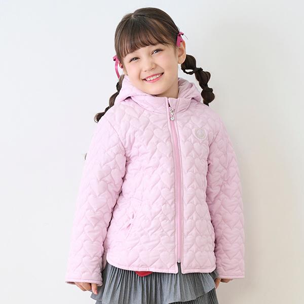 mezzo piano メゾピアノ(mezzo piano)ハートキルト ブルゾン【50％OFF