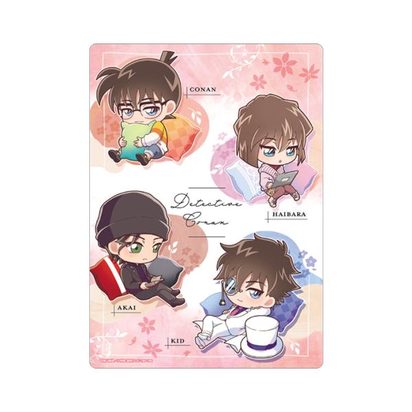 CRUX（クラックス） 名探偵コナン 下敷き B5 のびころ柄 ピンク 107014