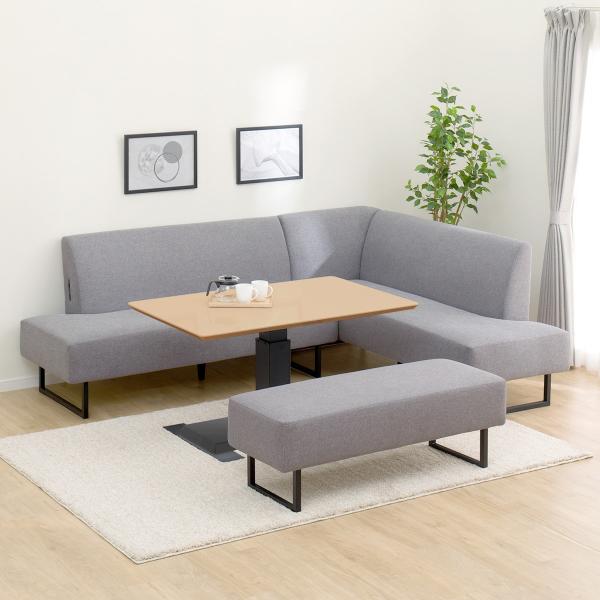 ニトリ（NITORI） リビングダイニングセット4点セット(LC004 120 LB/左