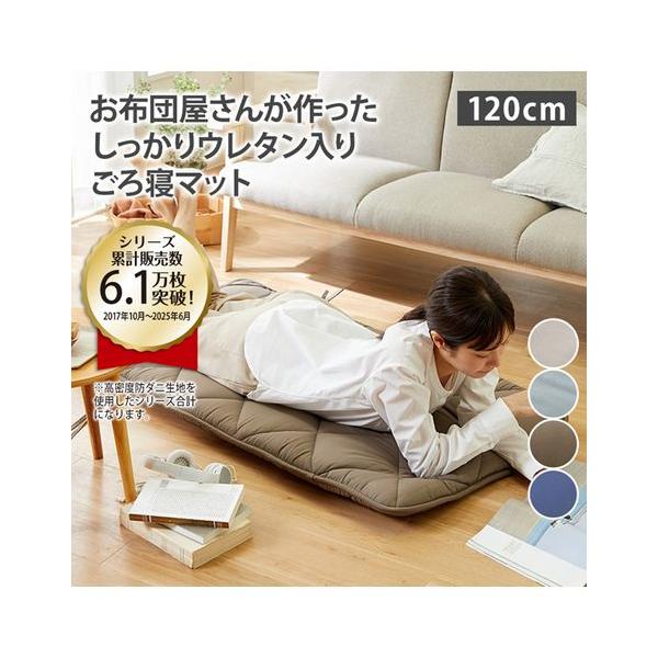 ニッセン（nissen） ごろ寝マット 防ダニ生地 体圧分散 プロファイル