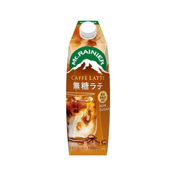 マウントレーニア カフェラッテ 無糖ラテ ( 1000ml×6本 )/ 後味