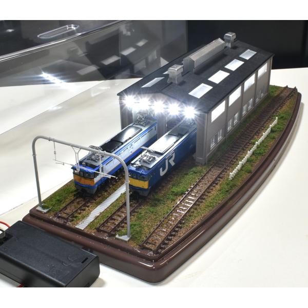 トミックス 鉄道模型 ジオラマ展示台 Nゲージ用 ケース付 TOMIX機関庫