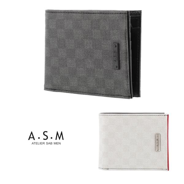 ATELIER SAB MEN（アトリエサブメン） 二つ折り財布 152613 チェアー