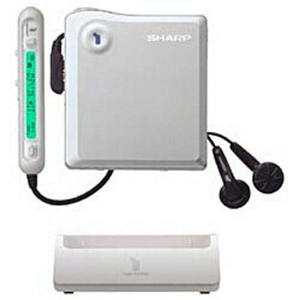 SHARP 1ビット ポータブルMDプレーヤー MD-DS33-S (シルバー系