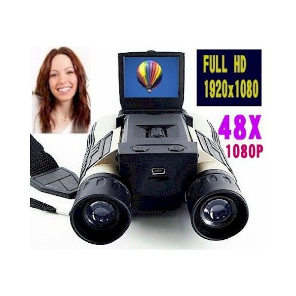 双眼鏡 ビデオカメラ フルHD 望遠鏡 防犯カメラ デジタルビデオカメラ