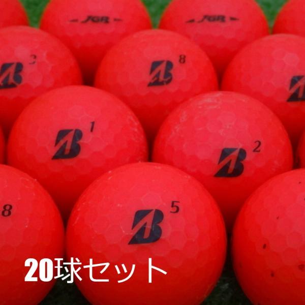 TOUR B ロストボール ゴルフボール BRIDGESTONE JGR マットレッド 20球