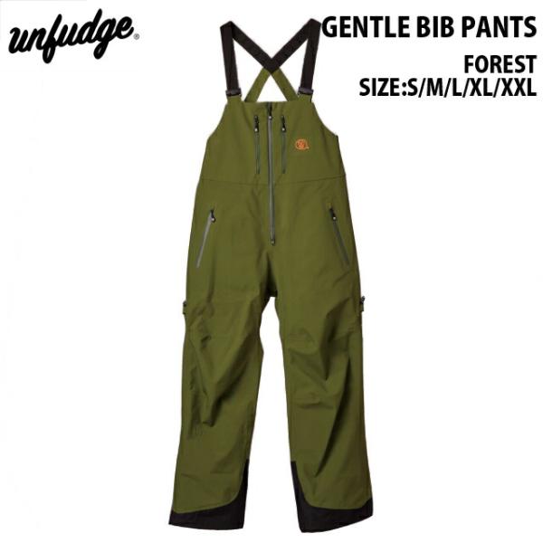 24-25☆UNFUDGE OUTWEAR【アンファッジ】GENTLE BIB PANTS(WIDE FIT