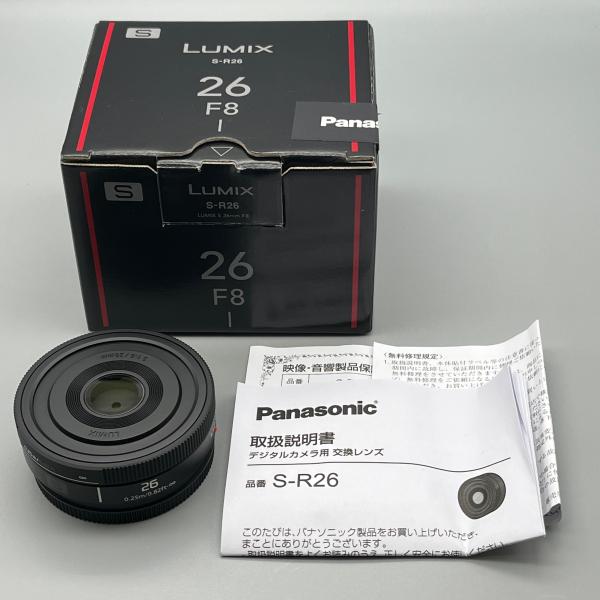 LUMIX Sシリーズ S 26mm F8 S-R26 Lマウント ミラーレスカメラ用 単