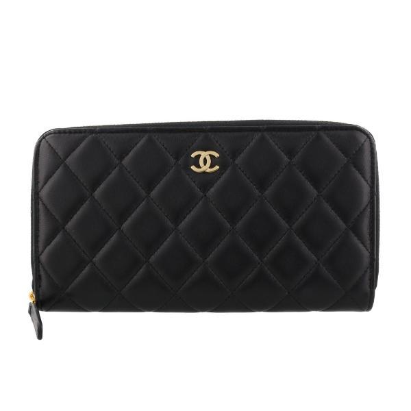 CHANEL（シャネル） 長財布 レディース マトラッセ ブラック AP0242