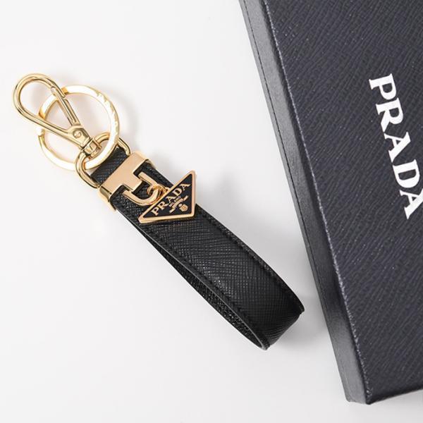 PRADA（プラダ） キーチャーム キーリング サフィアーノレザー 1PP185