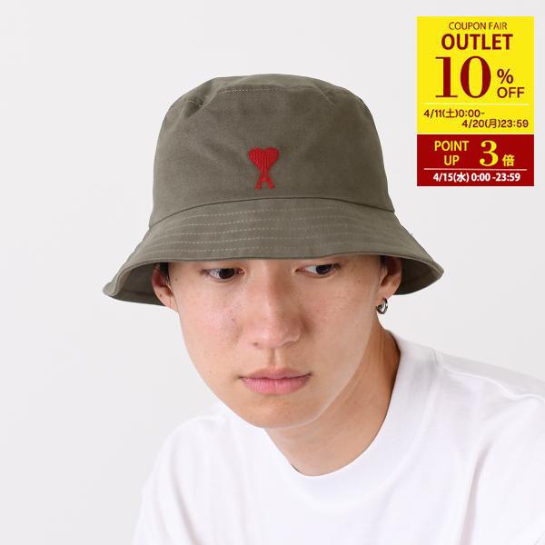 AMI Alexandre Mattiussi アミ パリス バケットハット 帽子 Ami de