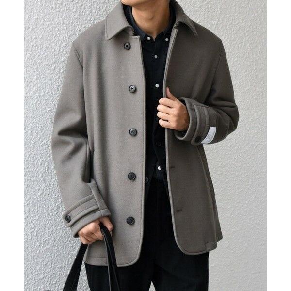 SHIPS（シップス） SHIPS any: PURE WOOL MELTON シングル Pコート