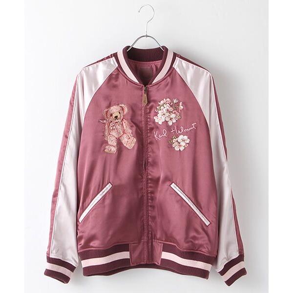 PINK HOUSE（ピンクハウス） 桜テディ刺繍入りスカジャン : タカシマヤ