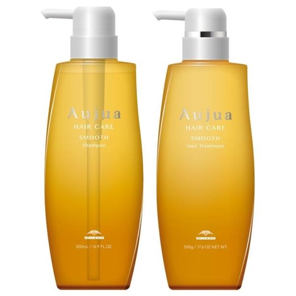 Aujua ヘアケア スムース シャンプー & トリートメント serafinet-y_s