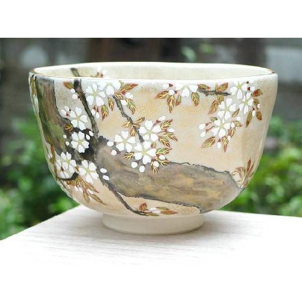 京焼 清水焼 色絵琳派桜抹茶茶碗 善昇 : 松韻堂 Yahoo!店 - 通販