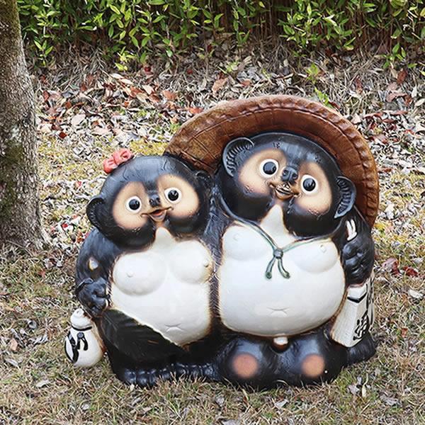 信楽焼 たぬき 信楽焼たぬき 送料無料 しがらき 陶器 たぬき置物 や