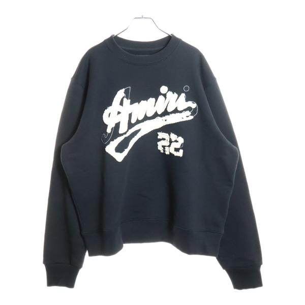 AMIRI（アミリ） フロントロゴ エンブロイ スウェット トレーナー 長袖