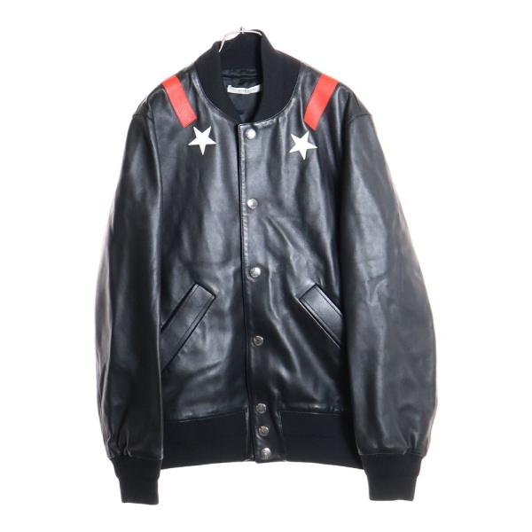 GIVENCHY（ジバンシィ） Leather Bomber Jacket スター レザーボンバー