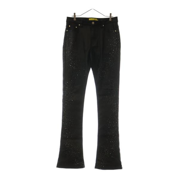 GUAPI グアピ STARRY SKY DENIM フレア コーティング デニムパンツ