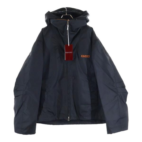 GUCCI（グッチ） Nylon Twill Jacket ロゴ刺繍ナイロンツイル