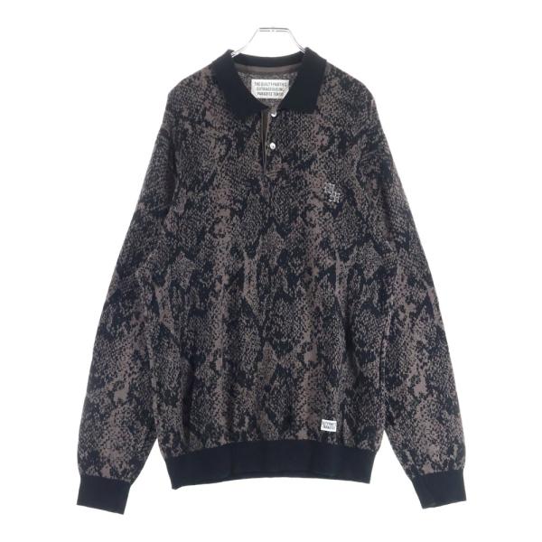 WACKO MARIA（ワコマリア） 22AW PYTHON KINT POLO SHIRT パイソン柄