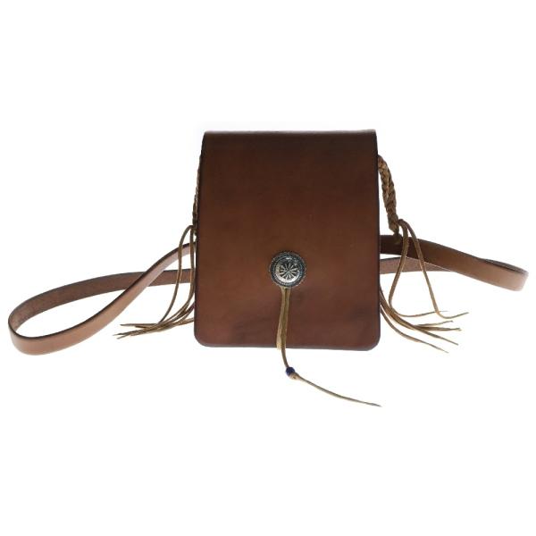 goro's（ゴローズ） コンチョ付き メディスンバッグ ブラウン : BRING