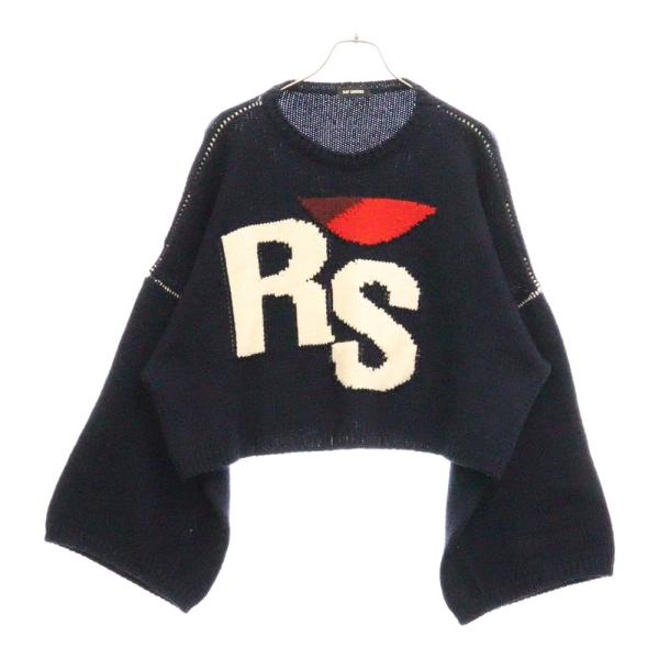 RAF SIMONS（ラフ シモンズ） 19AW CROPPED OVERSIZED RS SWEATER RS