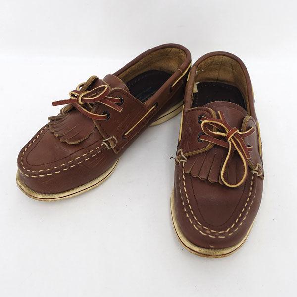 REGAL（リーガル） デッキシューズ/レザー/ブラウン/22cm 8038