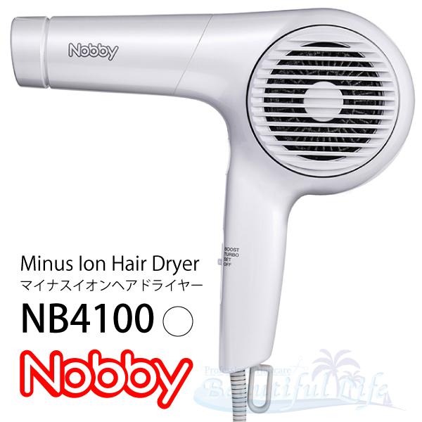 Nobby NB4100 マイナスイオン ヘアードライヤー ホワイト 正規品