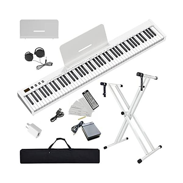 ピアノスタンドセット】ニコマク NikoMaku 電子ピアノ 88鍵盤 SWAN-S