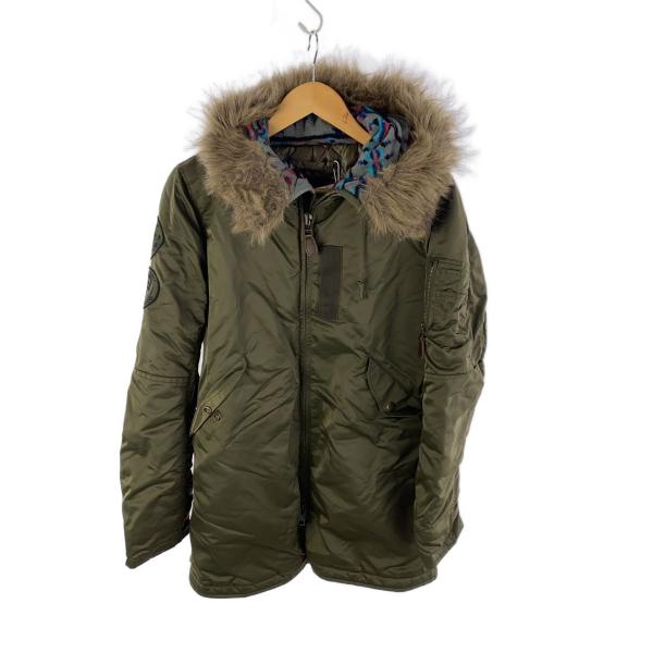 HYSTERIC GLAMOUR◇モッズコート/M/ナイロン/KHK/無地/0213ac01